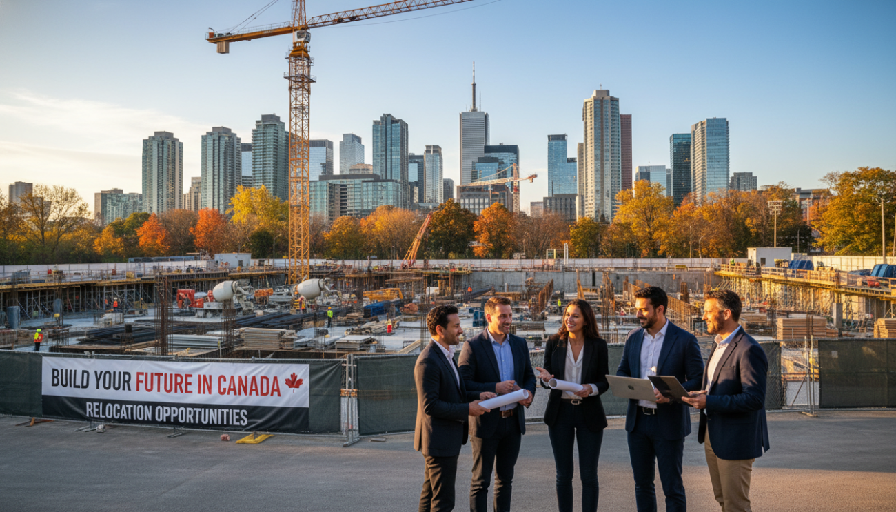 Get Paid $45,000 to Relocate to the canada via the Construction Visa Program