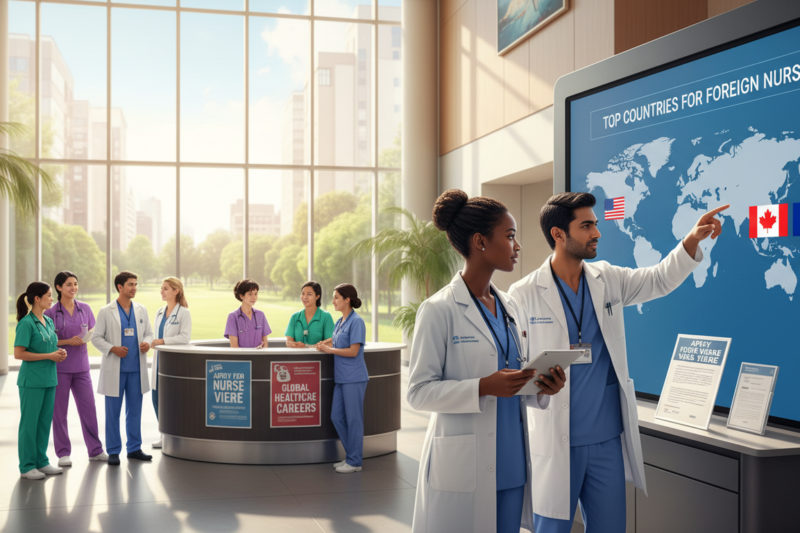Top Countries Hiring Foreign Nurses With Visa Sponsorship 2026